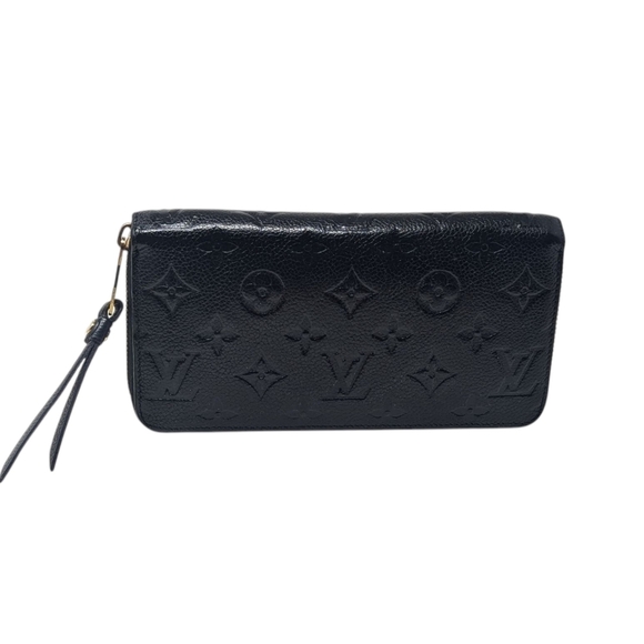 Louis Vuitton Monogram Empreinte Zippy Wallet in Noir Black Leather - Picture 11 of 14